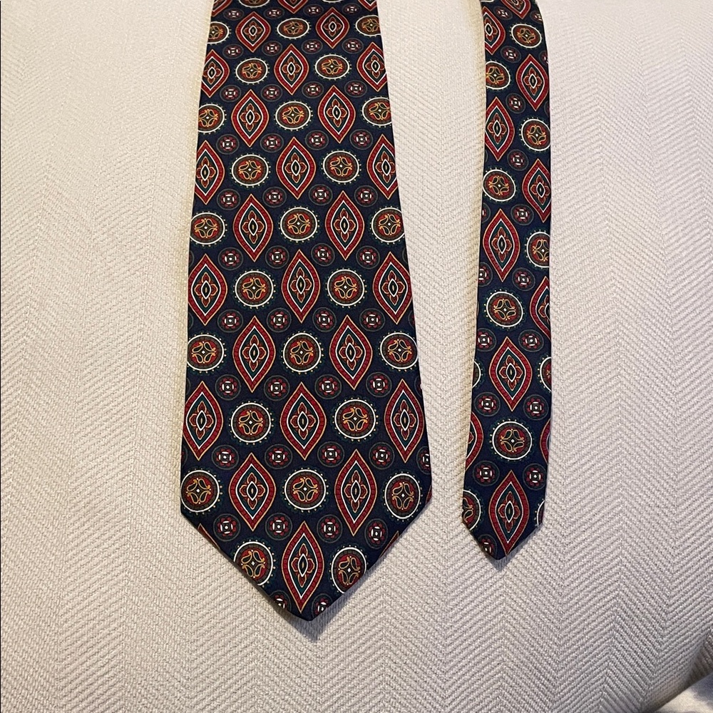Balmain Tie in Red and Blue